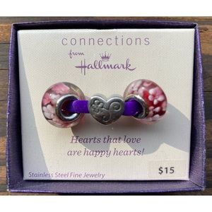 🔥3/$25 Hallmark Stainless Steele Sisters Beads